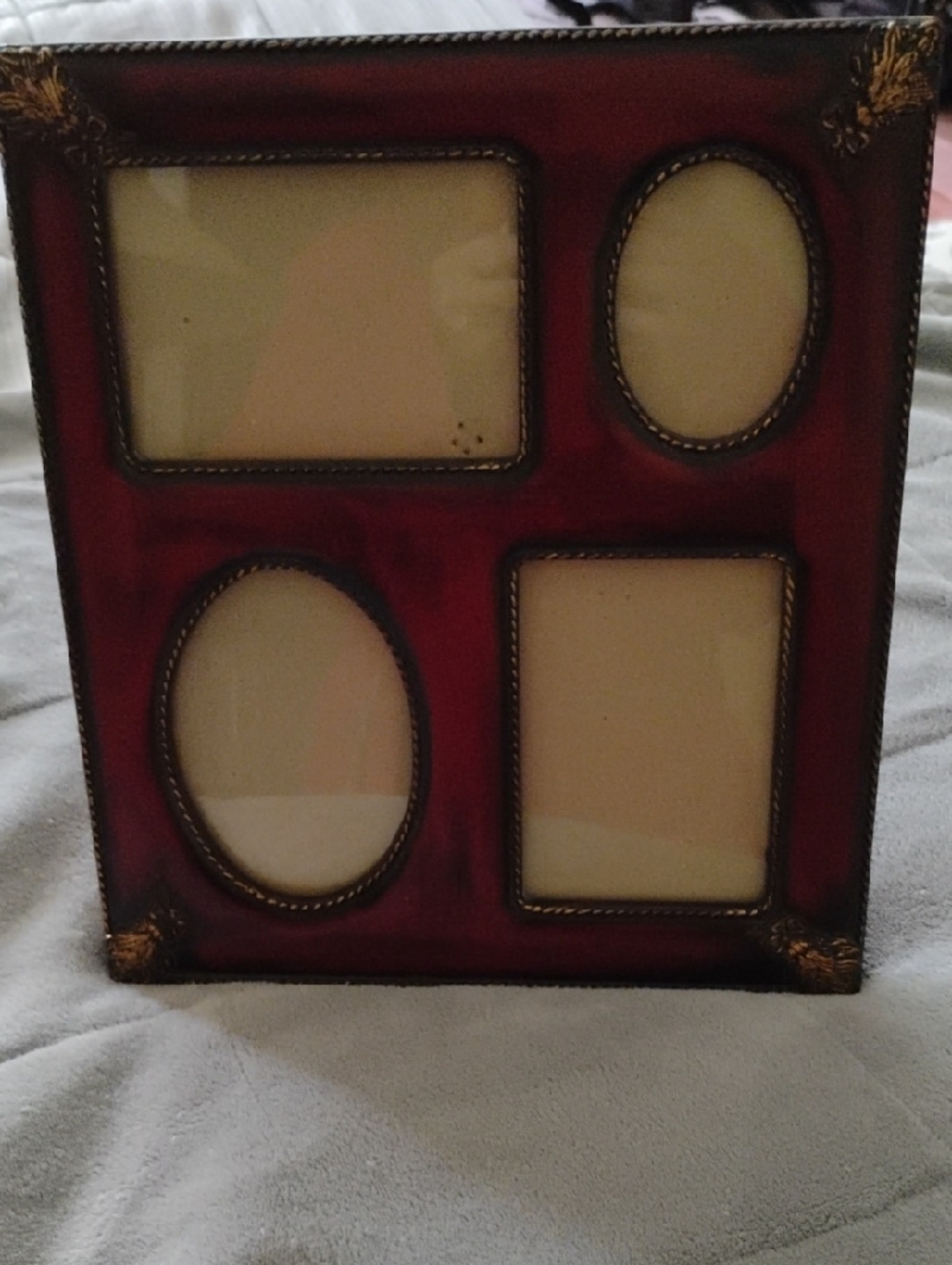 Classic Red Multi-Opening Photo Frame by